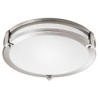 In-0307-2-sn-40 Getinlight Led Flush Mount Ceiling Light Equivalent Brushed