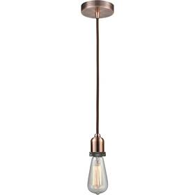 Inno100ac-10br-0ac Innovations 100ac-10br-0ac Transitional One Light Mini Pendant From Whitney C