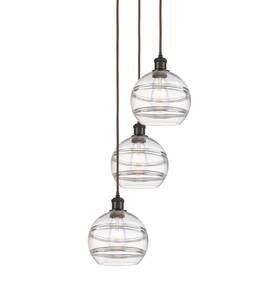 113b-3p-ob-g556-8cl Innovations Lighting 113b-3p-30-15 Rochester Pendant 3 - Bronze