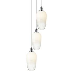 113b-3p-pc-g484-7op Innovations Lighting 113b-3p-46-14 Brookhaven Flute Pendant - Polished Chrome /