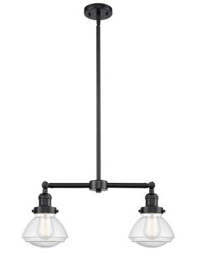 209-ob-g324 Innovations Lighting 209 Olean 2 Light 22 Inch W Chandelier / - Bronze