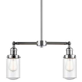 209-pc-g314 Innovations Lighting 209 Dover 2 Light 21 Inch W Chandelier / - Chrome