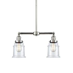 209-pn-g182 Innovations Lighting 209 Canton 2 Light 21 Inch W Linear - Nickel