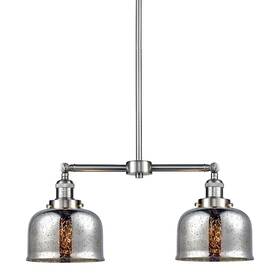 209-sn-g78 Innovations Lighting 209 Large Bell 2 Light 24 Inch W - Nickel