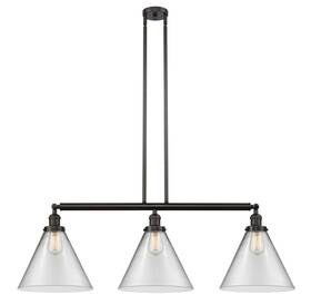 213-ob-g42-l Innovations Lighting 213 X-large Cone 3 Light 44 Inch W - Bronze