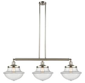 213-pn-g542 Innovations Lighting 213 Large Oxford 3 Light 42 Inch W - Nickel