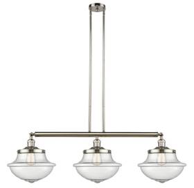 213-pn-g544 Innovations Lighting 213 Large Oxford 3 Light 42 Inch W - Nickel