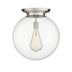 221-1f-sn-g202-18 Innovations Lighting 221-1f-20-18 Beacon Flush 18 Inch W - Nickel