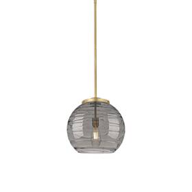 221-1s-bb-g1213-14sm Innovations Lighting 221-1s-15-14 Athens Pendant Deco - Brass