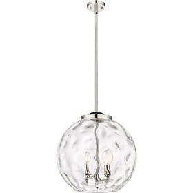 221-3s-pn-g1215-16 Innovations Lighting Ballston Athens Water Glass Pendant