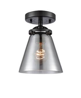 284-1c-ob-g63 Innovations Lighting 284 Small Cone 6 Inch W Semi-flush - Oil Rubbed