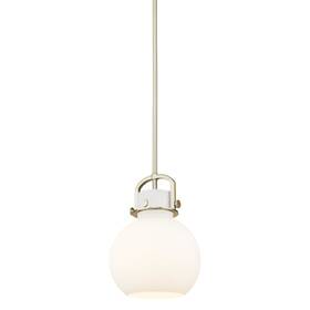 410-1sm-cb-g410-10wh Innovations Lighting 410-1sm-13-10 Newton Sphere Pendant - Champagne