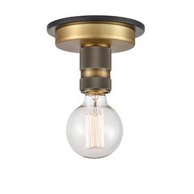 431-1f-bbb Innovations Lighting Aurora 2 Inch 1 Light Flush Black Brushed Brass -