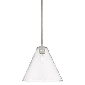 434-1s-sn-gbc-122 Innovations Lighting 434-1s-11-12 Crown Point Pendant Cone - Nickel