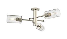 434-3f-pn-g434-7sdy Innovations Lighting 434-3f-10-29 Crown Point Flush 3 - Nickel
