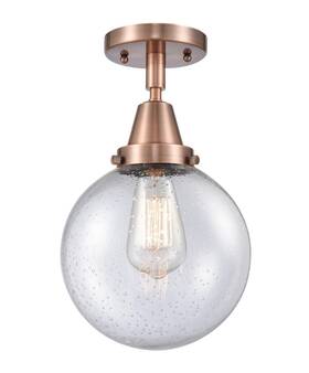 447-1c-ac-g204-8 Innovations Lighting 447-1c-13-8 Beacon Semi-flush 8 Inch W - Copper