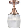 Innovations Lighting 447-1c-ac-g302-led Franklin Restoration Colton Flush Mount