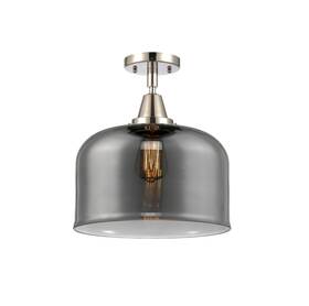447-1c-pn-g73-l Innovations Lighting 447-1c-13-12-l Bell Semi-flush 12 Inch W - Polished Nickel