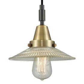 447-1p-bab-g2 Innovations Lighting 447-1p-g2 Halophane 9 Inch W Mini Pendant - Black