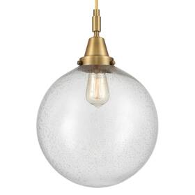 Innovations Lighting 447-1p-bb-g204-12 447-1p-g204-12 Beacon 12 Inch W Pendant - Brass