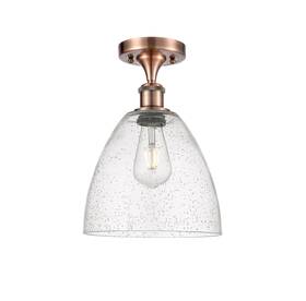 516-1c-ac-gbd-94 Innovations Lighting 516-1c-14-9 Bristol Semi-flush Glass - Copper