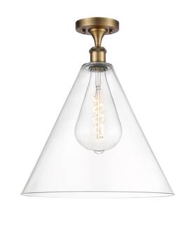 516-1c-bb-gbc-162 Innovations Lighting 516-1c-19-16 Berkshire Semi-flush - Brass