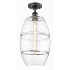 516-1c-bk-g557-10cl Innovations Lighting 516-1c-20-10 Vaz Semi-flush 10 Inch W - Black