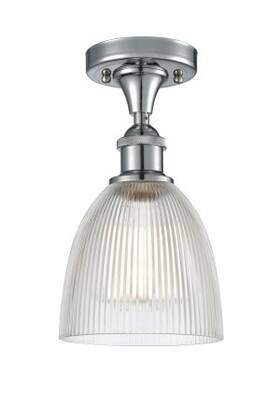 516-1c-pc-g382 Innovations Lighting 516 Castile 6 Inch W Semi-flush Ceiling - Chrome