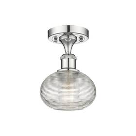 516-1c-pc-g555-6cl Innovations Lighting 516-1c-9-6 Ithaca Semi-flush 6 Inch W - Chrome