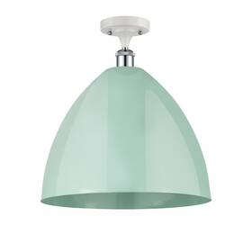 516-1c-wpc-mbd-16-sf Innovations Lighting Ballston Ply Dome 16 Inch Semi-flush With Ch/sf -