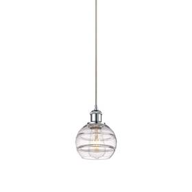 516-1p-pc-g556-6cl Innovations Lighting 516-1p-8-6 Rochester Pendant 6 Inch W - Chrome