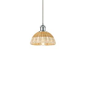 516-1p-pc-nbd2-75-nat Innovations Lighting 516-1p-7-8 Bristol Natural Ii Pendant - Polished Chrome /