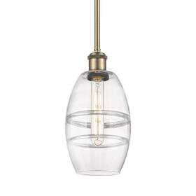 516-1s-ab-g557-6cl Innovations Lighting 516-1s-9-6 Vaz Pendant 6 Inch W Mini - Brass