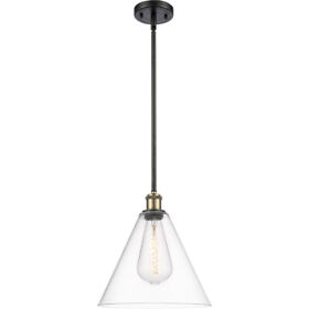 516-1s-bab-gbc-122 Innovations Lighting Ballston Cone Mini Pendant