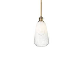 516-1s-bb-g480-6op Innovations Lighting 516-1s-13-6 Brookhaven Almond Pendant - Brushed Brass /