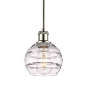 516-1s-pn-g556-6cl Innovations Lighting 516-1s-8-6 Rochester Pendant 6 Inch W - Nickel