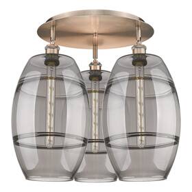 516-3c-ac-g557-10sm Innovations Lighting 516-3c-20-22 Vaz Flush 3 Light 22 Inch W - Copper