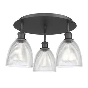 516-3c-bk-g382 Innovations Lighting 516-3c-10-18 Castile Flush 3 Light - Black