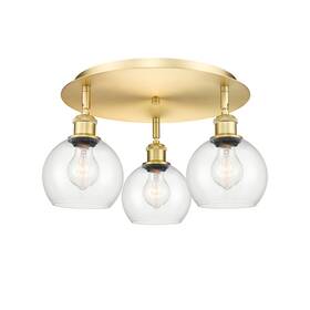 516-3c-sg-g122-6 Innovations Lighting 516-3c-9-18 Athens Flush 3 Light 18 Inch W - Gold