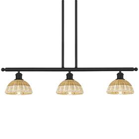 516-3i-bk-nbd2-75-nat Innovations Lighting 516-3i-8-36 Bristol Natural Ii Linear - Matte Black /