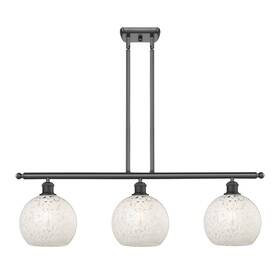 516-3i-ob-g1216-8wm Innovations Lighting 516-3i-11-36-white Mouchette-indoor Pendant - Oil Rubbed