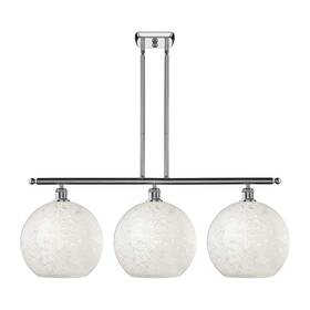 516-3i-pc-g1216-12wm Innovations Lighting 516-3i-14-39-white Mouchette-indoor Pendant - Polished