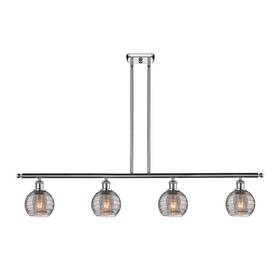 516-4i-pc-g1213-6sm Innovations Lighting 516-4i 9 48 Athens Deco Swirl Chandelier - Polished Chrome
