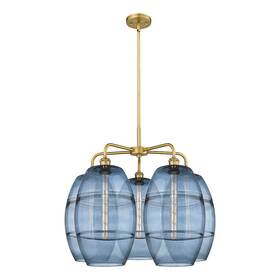 516-5cr-bb-g557-10bl Innovations Lighting 516-5c Vaz 5lt 28 Inch Stem Chandelier Bs/bl -