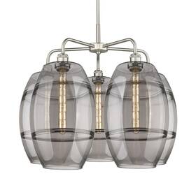 516-5cr-sn-g557-10sm Innovations Lighting 516-5cr-24-28 Vaz Chandelier 5 Light - Satin Nickel /