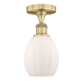 616-1f-bb-g81 Innovations Lighting 616-1f-11-6 Eaton Semi-flush 6 Inch W - White