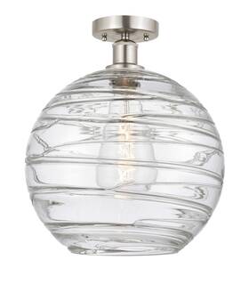616-1f-sn-g1213-12 Innovations Lighting 616-1f-17-12 Athens Semi-flush 12 Inch W - Brushed Satin