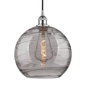 616-1p-pc-g1213-12sm Innovations Lighting 616-1p 13 12 Athens Deco Swirl Pendant - Polished Chrome /