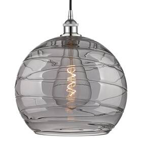 616-1p-pc-g1213-14sm Innovations Lighting 616-1p 15 14 Athens Deco Swirl Pendant - Polished Chrome /