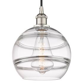 616-1p-pn-g556-10cl Innovations Lighting 616-1p 12 10 Rochester Pendant - Nickel